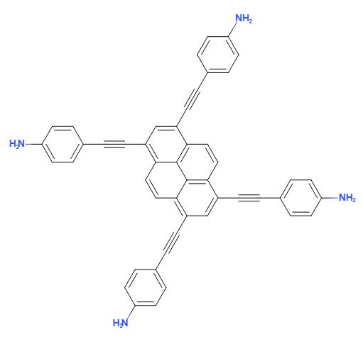4,4',4'',4'''-[芘-1,3,6,8-四基四(乙炔-2,1-二基)]四苯胺