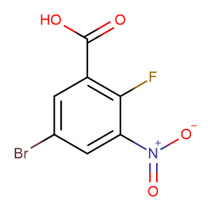 5-溴-2-氟-3-硝基苯甲酸