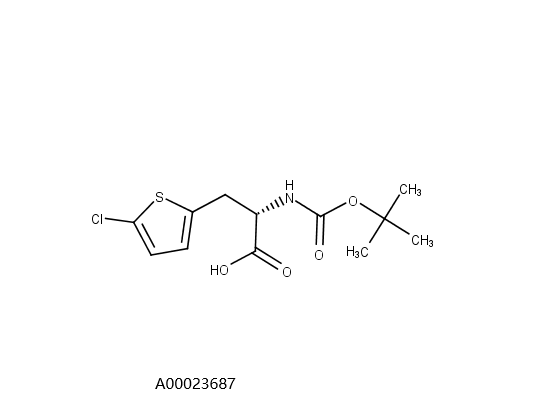 (2S)-2-{[(tert-butoxy)carbonyl]amino}-3-(5-chlorothiophen-2-yl)propanoic acid
