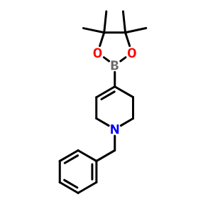 1-苄基-4-(4,4,5,5-四甲基-1,3,2-二氧硼戊烷-2-基)-1,2,3,6-四氢吡啶