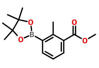 2-甲基-3-(4,4,5,5-四甲基-1,3,2-二噁硼烷-2-基)苯甲酸甲酯
