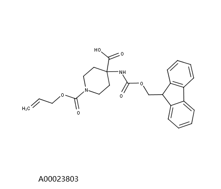 4-({[(9H-fluoren-9-yl)methoxy]carbonyl}amino)-1-[(prop-2-en-1-yloxy)carbonyl]piperidine-4-carboxylic acid