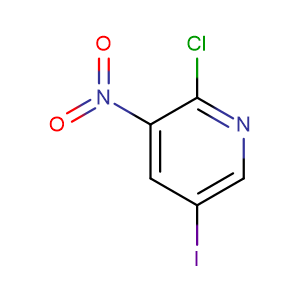 2-氯-5-碘-3-硝基吡啶