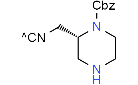 benzyl (S)-2-(cyanomethyl)piperazine-1-carboxylate