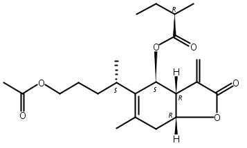 1-O-乙酰基-6alpha-O-(2-甲基丁酰)大花旋覆花内酯