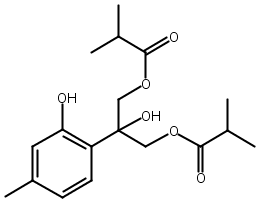 8-羟基-9,10-二异丁酰氧基麝香草酚