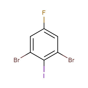 1,3-二溴-5-氟-2-碘苯