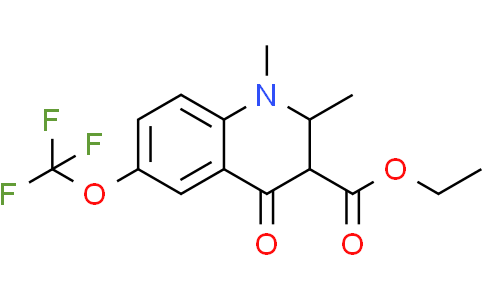 ethyl 1,2-dimethyl-4-oxo-6-(trifluoromethoxy)-1,2,3,4-tetrahydroquinoline-3-carboxylate