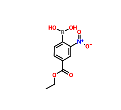 4-乙氧基甲酰-2-硝基苯硼酸