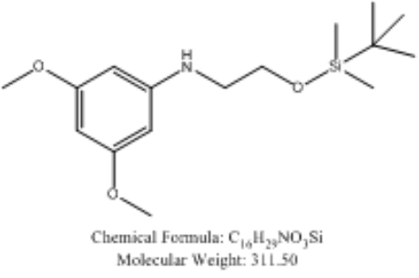 N-(2-(((1,1-dimethylethyl)dimethylsilyl)oxy)ethyl)-3,5-dimethoxyaniline