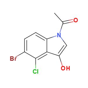 1-乙酰基-5-溴-4-氯-3-吲哚酚