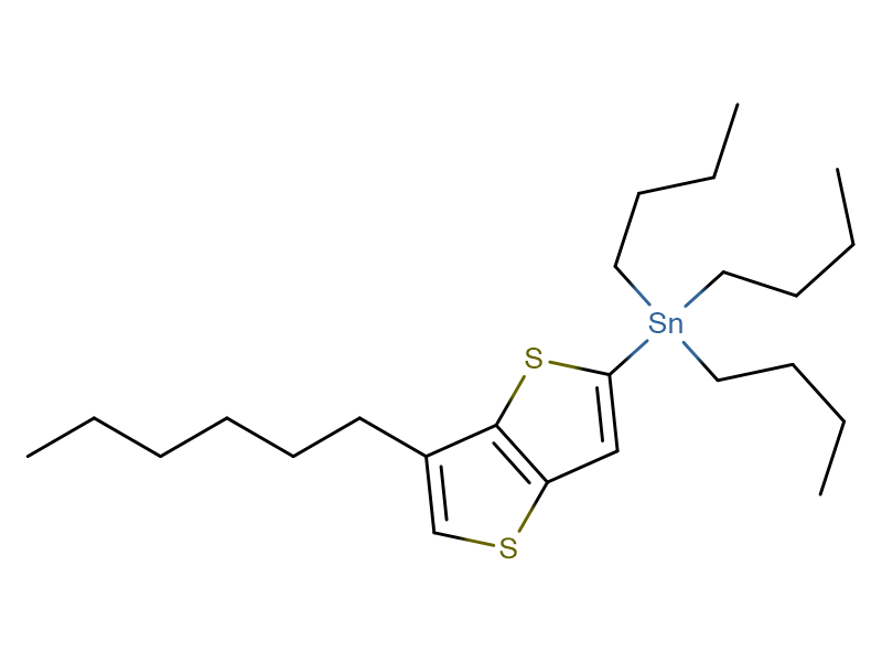 Stannane, tributyl(6-hexylthieno[3,2-b]thien-2-yl)-