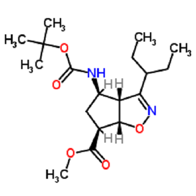 (3aR,4R,6S,6aS)-4-[叔丁氧羰基氨基]-3-(1-乙基丙基)-3a,5,6,6a-四氢-4H-环戊并[d]异恶唑-6-羧酸甲酯