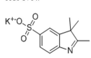 2,3,3-三甲基吲哚-5-磺酸钾盐