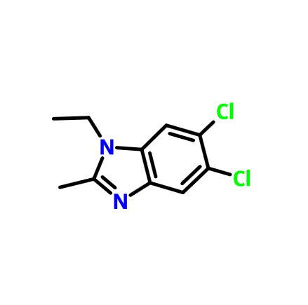 1-乙基-2-甲基-5,6-二氯苯并咪唑