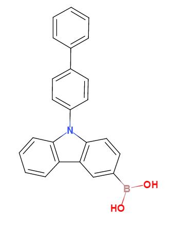 9-(4-联苯基)-3-硼酸咔唑