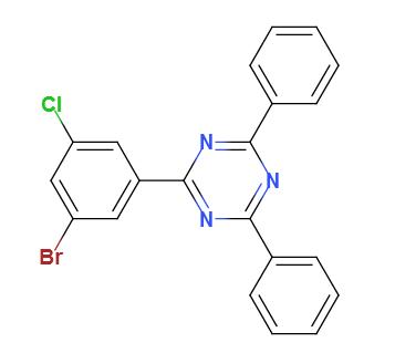 2-(3-溴-5-氯苯基)-4,6-二苯基-1,3,5三嗪