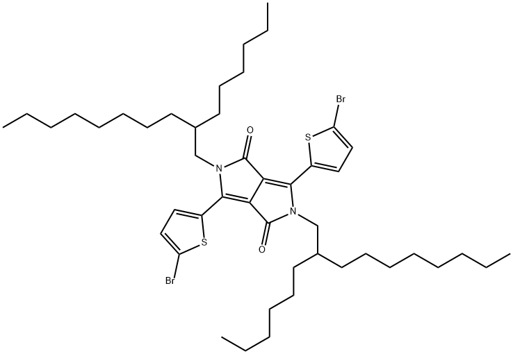 2,5-二(2-己基癸基)-3,6-二(5-溴噻吩基)-吡咯并吡咯二酮