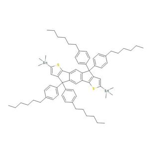 2,7-二(三甲基锡)-4,4,9,9-四(对己基苯)-引达省并二噻吩