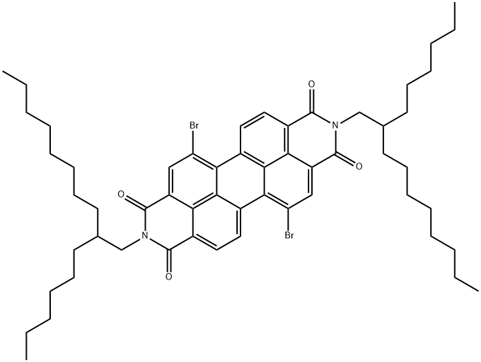 二(2-己基癸基)-1,7-二溴-苝四羧酸二酰亚胺