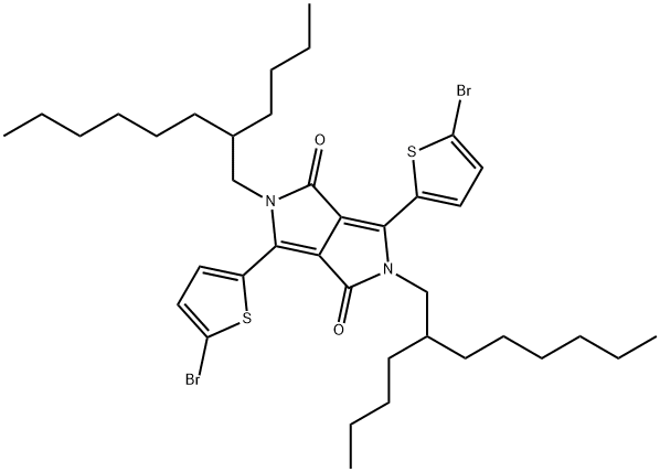 3,6-双(5-溴噻吩-2-基)-2,5-双(2-丁基辛基)吡咯并[3,4-c]吡咯-1,4(2H ,5H)-二酮