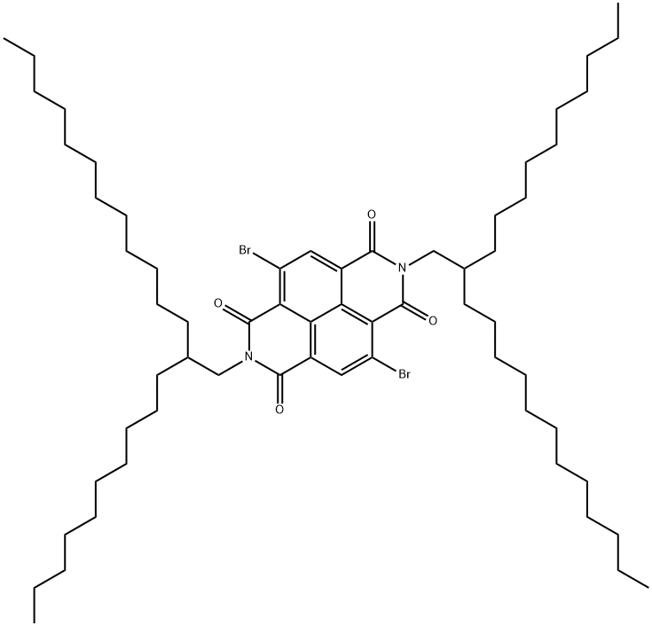 4,9-二溴-2,7-双(2-癸基十四烷基)苯并[LMN][3,8]菲咯啉1,3,6,8-(2H,7H)四酮