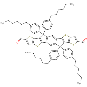 四(对己基苯)-引达省并二并二噻吩-双醛