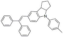 7-(2,2-二苯基乙烯基)-1,2,3,3a,4,8b-六氢-4-(4-甲基苯基)-环戊丙[b]吲哚结构式_213670-22-5结构式