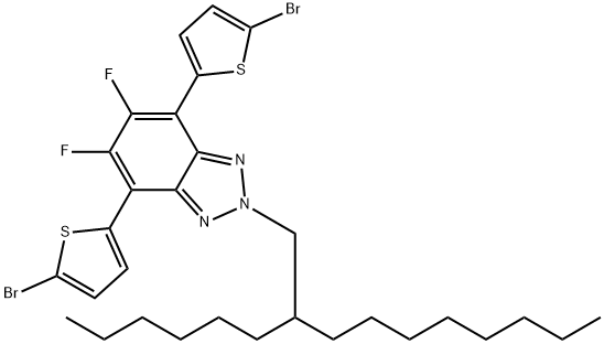 4,7-二(5-溴噻吩-2-基)-5,6-二氟-2-(2-己基葵基)苯并[C][1,2,5]噻二唑