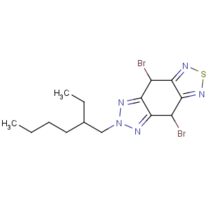 4,8-二溴-6-(2-乙基己基)-[1,2,5]噻二唑[3,4-F]苯并三氮唑