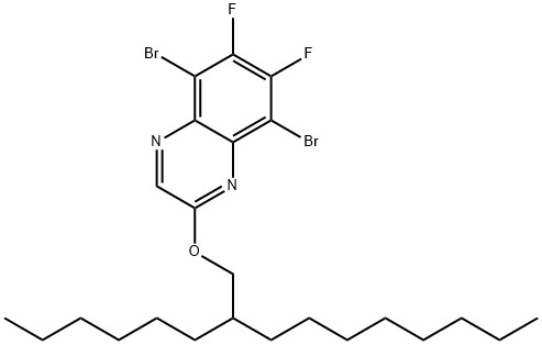 5,8-dibromo-6,7-difluoro-2-((2-hexyldecyl)oxy)quinox aline