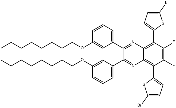 5，8-双（5-溴-2-噻吩基）-6，7-二氟-2，3-双[3-（辛氧基）苯基]-喹喔啉