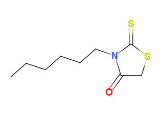 3-己基-2-硫代-1,3-四氢噻唑-4-酮