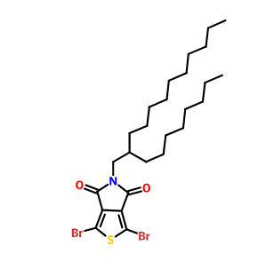 1,3-dibromo-5-(2-octyldodecyl)-4H,5H,6H-thieno[3,4-c]pyrrole-4,6-dione