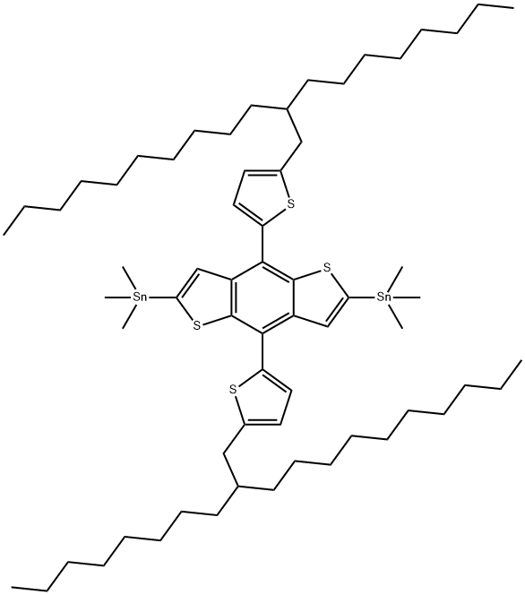 (4,8-双(2-(5-(2-辛基十二烷基))噻吩)苯并[1,2-b:4,5-b’]二噻吩-2,6-二基)双三甲基锡