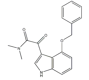 4-（苄氧基）-N，N-二甲基吲哚-3-乙醛酰胺