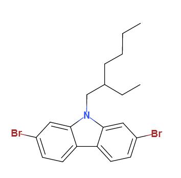 2,7-二溴-9-(2-乙基己基)-9h-咔唑