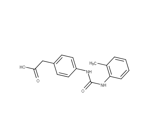 2-(4-{[(2-methylphenyl)carbamoyl]amino}phenyl)acetic acid