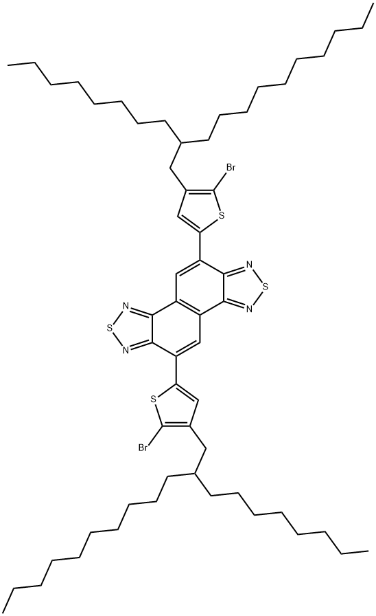 5，10-双[5-溴-4-（2-辛基十二烷基）-2-噻吩]-萘酚[1，2-c:5，6-c']双[1，2，5]噻二唑