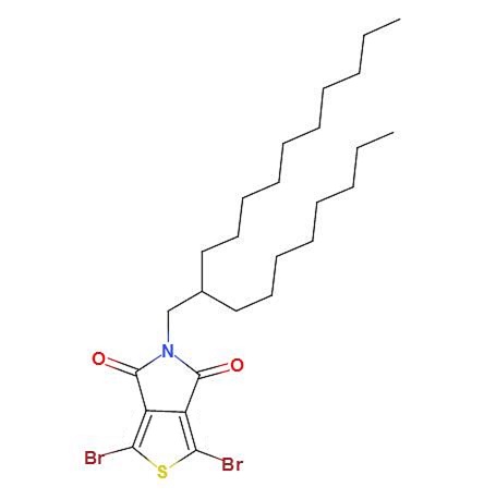 1，3-二溴-5-（2-辛基十二烷基）-4H-噻吩并[3，4-c]吡咯-4，6（5H）-二酮