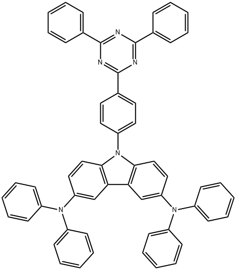 9-[4-(4,6-二苯基-1,3,5-三嗪-2-基)苯基]-N3,N3,N6,N6四苯基-9氢-咔唑-3,6-二胺