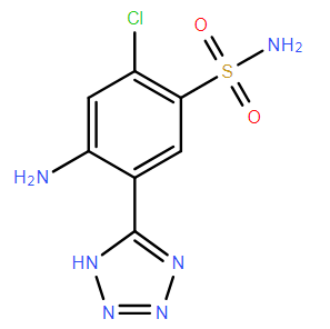 5-(2-氨基-4-氯-5-苯磺酰胺)-1H-四唑