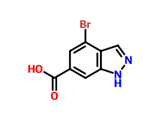 885523-43-3；4-溴-1H-吲唑-6-羧酸