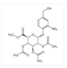 2-氨基-4-(羟甲基)苯基β-D-葡糖基葡萄糖酸甲酯 2,3,4-三乙酸酯