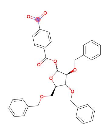 2,3,5-三-O-苄基-D-阿拉伯呋喃糖-1-(4-硝基苯甲酸酯)