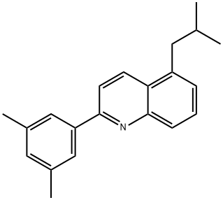 2-(3,5-二甲基苯基)-5-异丁基喹啉