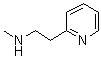 CAS # 5638-76-6, N-Methyl-2-pyridineethanamine, N-[2-(2-Pyridyl)ethyl]-N-methylamine, NSC 42617, OBE 101, Y-G 14, [2-(2-Pyridyl)ethyl]methylamine, beta-Histine