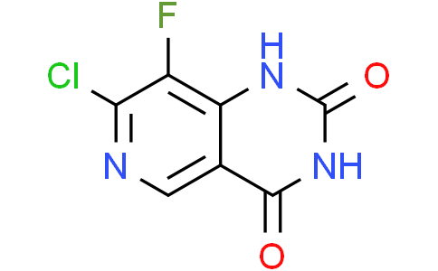 7-chloro-8-fluoropyrido[4,3-d]pyrimidine-2,4(1H,3H)-dione
