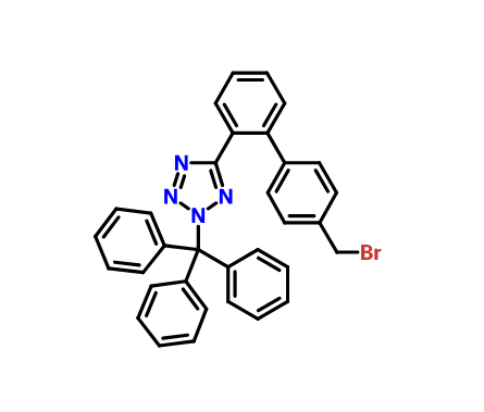 5-[4'-(溴甲基)-[1,1'-联苯]-2-基]-2-(三苯基甲基)-2H-四氮唑