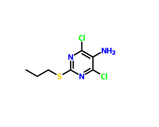 4,6-二氯 -2-(丙硫基)-5-氨基嘧啶